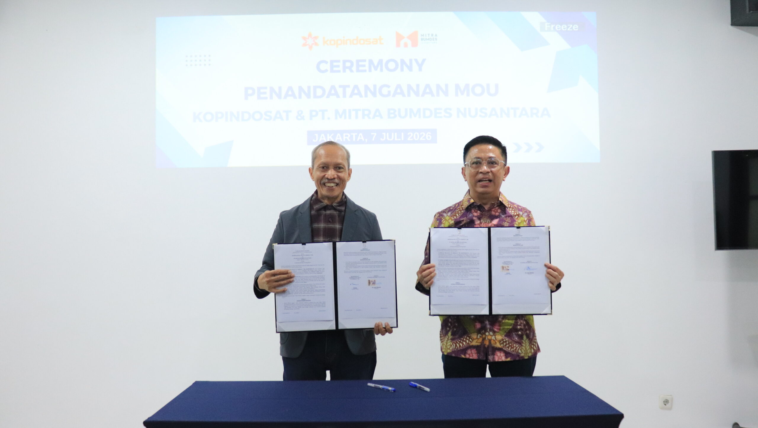 Membuka Peluang Baru, Kopindosat Dan PT Mitra Bumdes Nusantara Resmikan Kolaborasi Bisnis